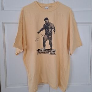 Bruno Sammartino "Wrestling's Living Legend" men's t-shirt